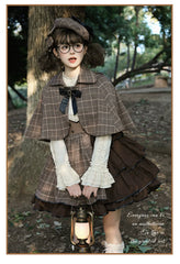 Honey Machine - Little Detective - Gothic Punk Lolita Salopette