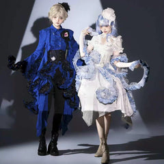 Camouflage Humanoid - Eerie Devour - Gothic Lolita Tentacle-like Petticoat and Short-Sleeved OP