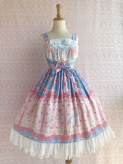 Yilia - Rose Carousel - Chiffon JSK Dress