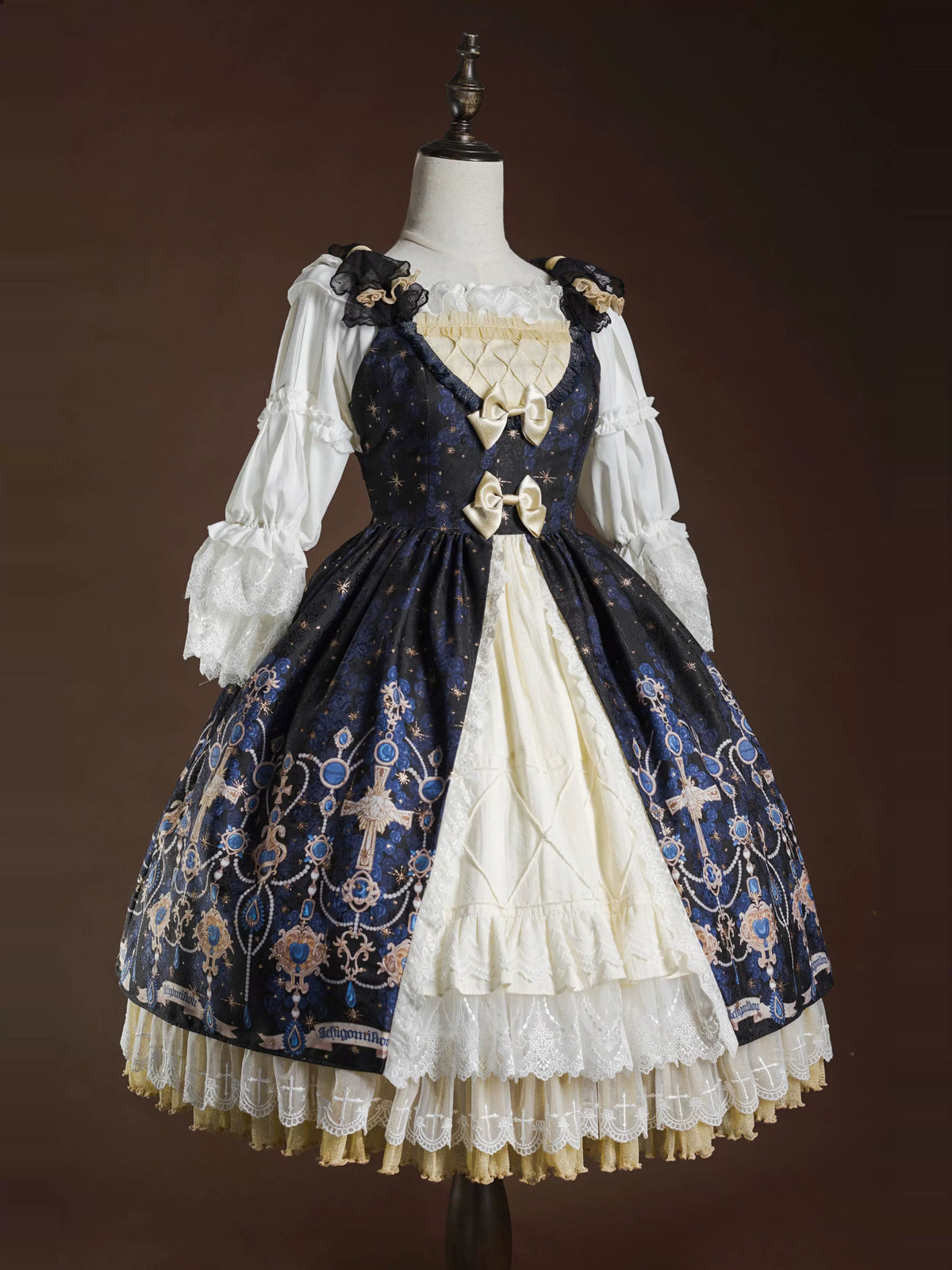 Strawberry Witch - Classic Lolita JSK Suit Gold Foil Stamping Lolita Dress