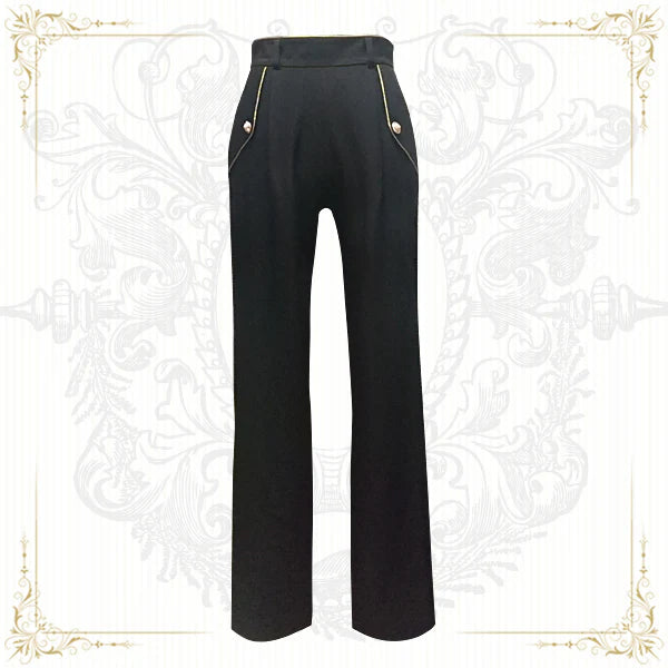 Immortal Thorn - Forever Rose - Retro Ouji Lolita Pants