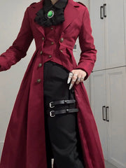 Gazing Galactic - Paranoia Punishment - Ouji Lolita Trench Coat Gothic Lolita Coat