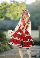 Infanta - Cake Tree - Classic Lolita JSK Dress Tiered Lace Dress