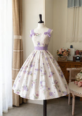 Forest Wardrobe - Forest Holiday - Elegant Lolita Foral Print JSK Dress Multicolors