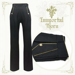 Immortal Thorn - Forever Rose - Retro Ouji Lolita Pants
