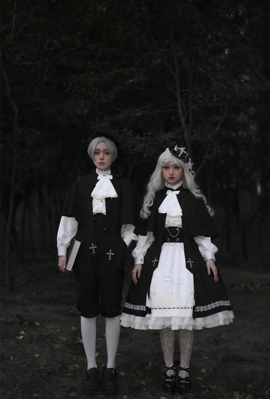 CastleToo - Holy Academy - Gothic Lolita Prince Skirt Set