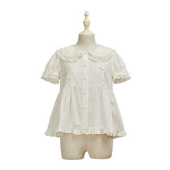 Summer Fairy - Cloud Dream - Sweet Lolita Shirt Peter Pan Collar Innerwear