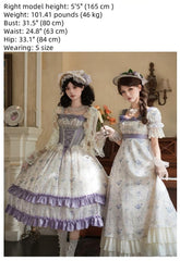 With PUJI - Iris Secret - Twins Lolita Summer Dress, Empire OP, Bodice JSK