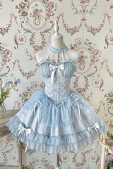 Alice Girl - Cross Maiden - Gothic Lolita Dress, Ballet Halterneck Lolita JSK