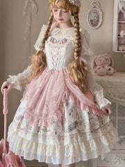 Sweet Date - Wedding Lolita Dress Bridal Elegant Retro JSK Daily Lolita Shirt