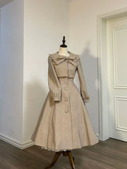 Sweet Wood - Winter Classic Lolita Coat Suit Woolen Plus Size Outerwear