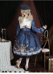 OCELOT - Classic Lolita OP Sailor Collar Elegant Lolita Dress