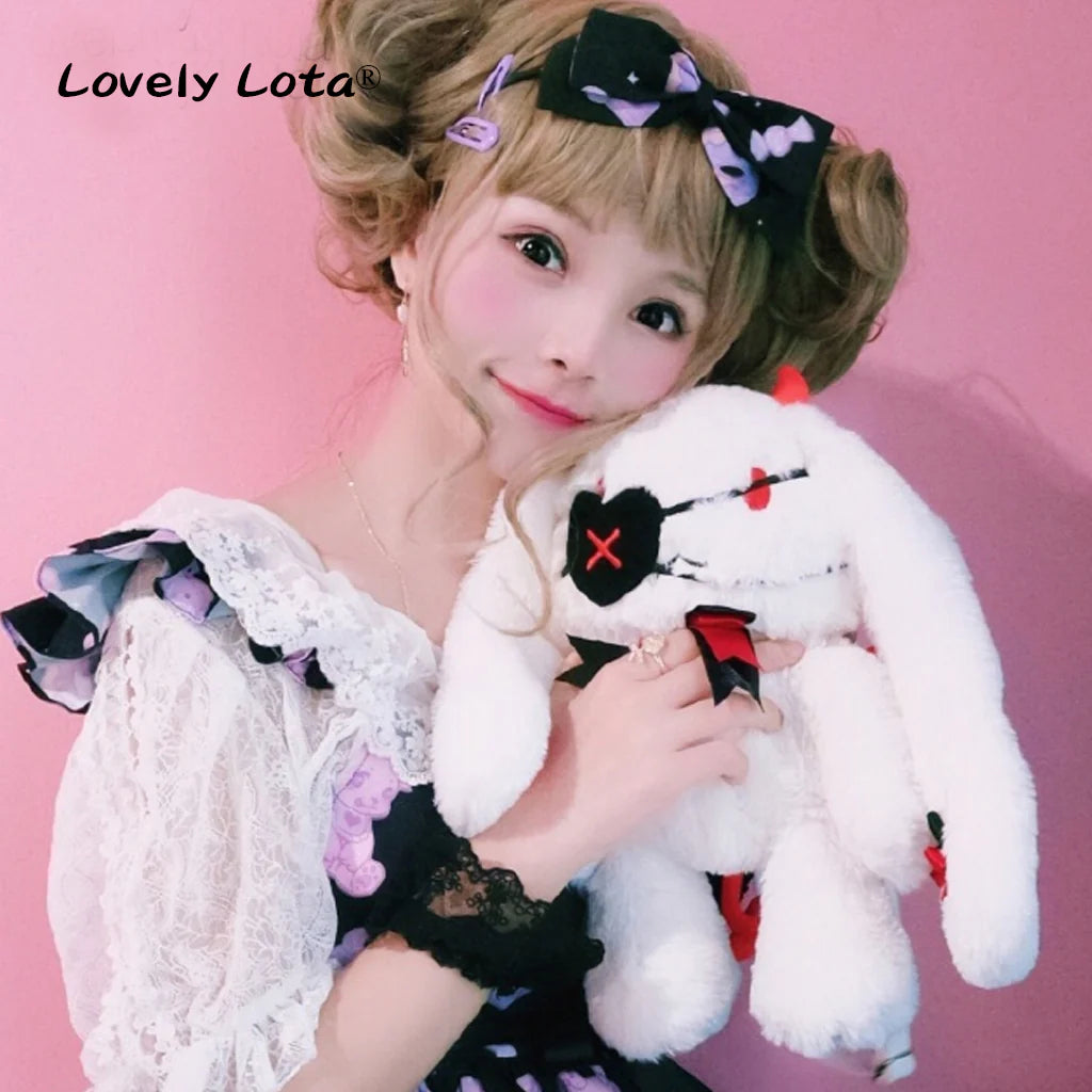 LovelyLota - KOKO Devil Rabbit - Kawaii Furry Rabbit Lolita  Bag