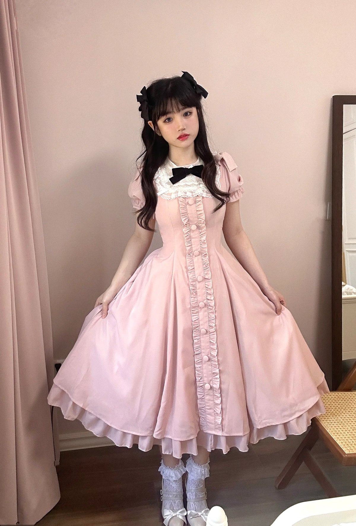Sweet Wood - Long Vesion Elegant and Vintage Lolita OP