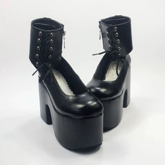 Antaina - Customized British Style High Platform Shoes