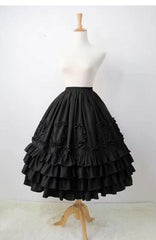 Cha Cha CCK - Court Style Lolita Skirt Retro Chiffon Petticoat