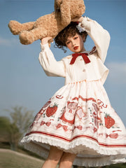 Your Princess - Winter Gift - Kawaii Lolita JSK and Coat Set