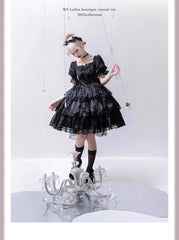 MEEKWIND - Miss Flora - Light Bridal Lolita Dress Gauze OP and JSK