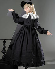 Sanshanjiu - A Quiet Place - Nun Style Gothic Lolita OP Dress
