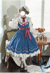 Buling Moon - Sweetheart Puppet - Retro Lolita OP Elegant Daily Lolita Dress