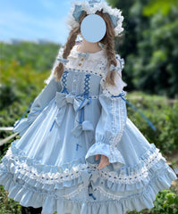 Aurora Kiss - Daily Lolita OP Long Sleeve Winter Dress