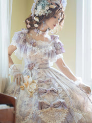 Garden Cat - Flower Wedding Lolita JSK Dress