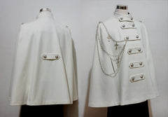 La Pomme - Rinngo Himoto - Ouji Lolita Neutral Cloak with Cross Chain