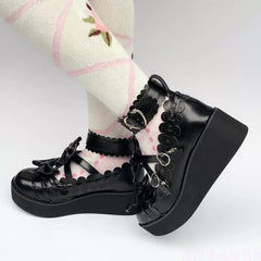Antaina - Sweet Lolita Shoes Platform Shoes Multicolor