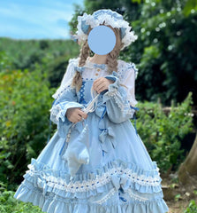 Aurora Kiss - Daily Lolita OP Long Sleeve Winter Dress