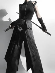 Your Princess - Nightblade - Ouji Lolita Suit Gothic Lolita Apron Pants Set