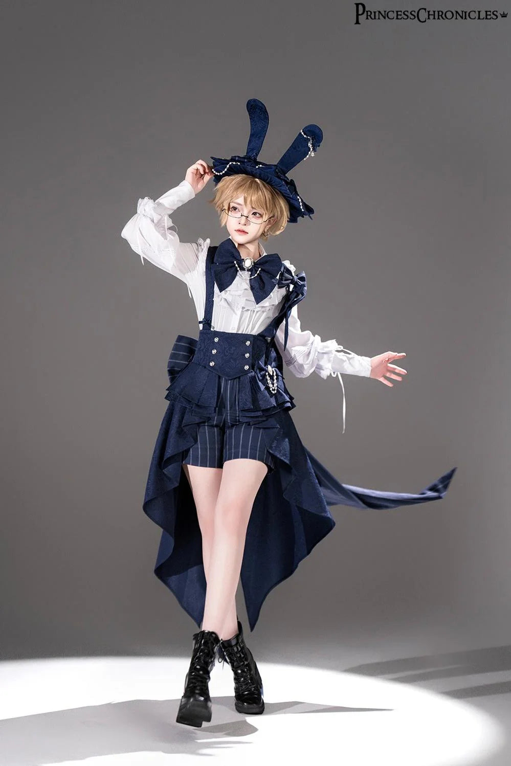 Princess Chronicles - Rabbit Theater - Ouji Lolita Suspender Waistband Shorts Set
