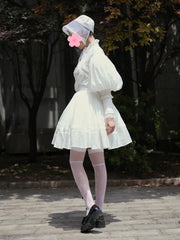 Lace Garden - Cool Summer - Vintage Lolita Victorian Shirt