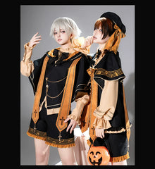 Forest Fluorescent Carps - The Choir of The Church 2.0 - Ouji Lolita Shorts Set in Two Styles