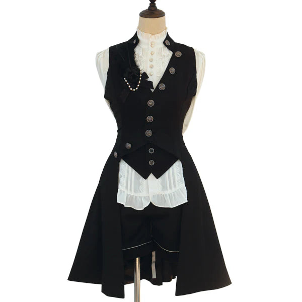 Immortal Thorn - Forever Night Poem - Male Lolita Ouji Lolita Vest