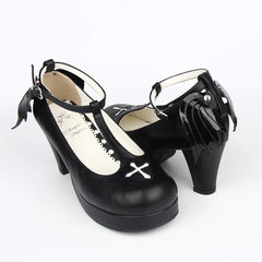 Angelic Imprint - Gothic Lolita Wings and Cross Shoes for Chistmas