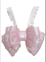 Boguta - Satin Butterfly Bow Bag Versatile Elegance Lolita Bag