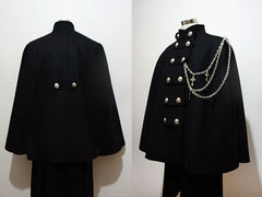 La Pomme - Rinngo Himoto - Ouji Lolita Neutral Cloak with Cross Chain