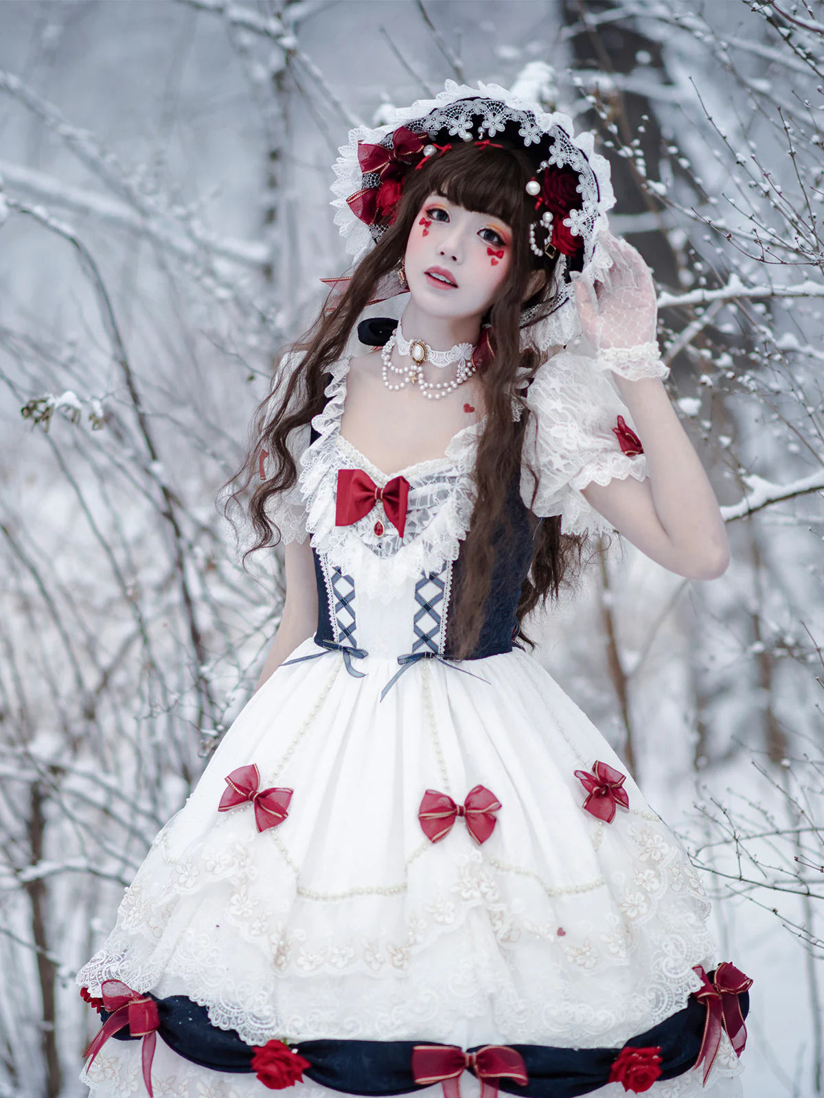 Youpairui - Snow White Sweet Lolita OP Dress