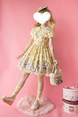 Chemical Romance - Hello Duck - Kawaii Lolita JSK Duck Print Lolita Dress