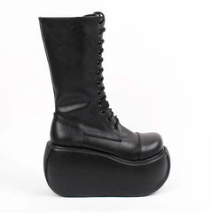 Angelic Imprint - Fashion Crossover Strap Punk Lolita Boots