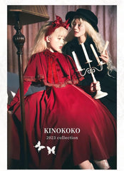 KINOKOKO - Aslan Blessings - Classic Lolita OP Seven-panel Slim Fit Dress with Cape