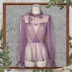 FunCcino - Dense Forest Corridor - Elegant Lolita Blouse and Cape