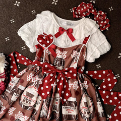 Confession Balloon - Sweet Lolita Chocolate Kawaii Daily Lolita JSK