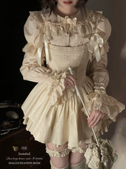 Nololita - Nightingale - Old School Lolita Shirt with Detachable Sleeves