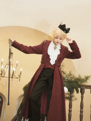 Cornfield Lolita - The Legend of Dracula - Gothic Ouji Lolita Winter Coat Set