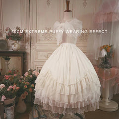 Aurora Ariel - A-line Extreme Fluffy Petiicoat | 23.6" (60 cm), Cotton Lining