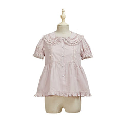 Summer Fairy - Cloud Dream - Sweet Lolita Shirt Peter Pan Collar Innerwear