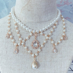 Cat Fairy - Gorgeous Lolita Tea Party Necklace, High Heels Shoes and BNT Hat