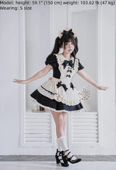 Hawthorn Berries - Maidette - Halloween Maid Lolita Apron OP Dress